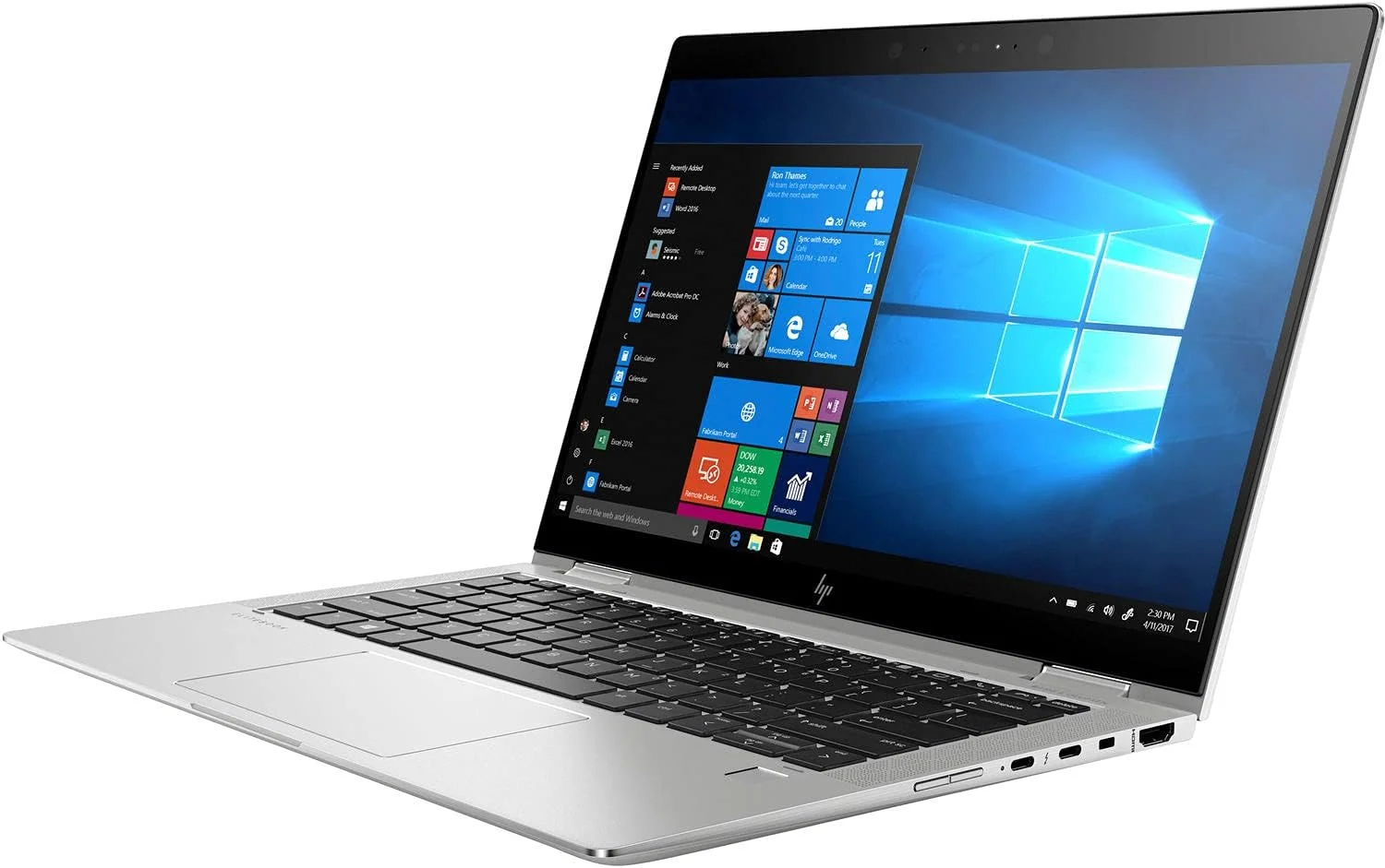 لپ تاپ استوک HP Elitebook X360 1030 G3 2-in-1 با صفحه لمسی 13.3 اینچی FHD (1920x1080) مناسب کسب و کار (پردازنده Intel Core i5-8350U، رم 8 گیگابایت، حافظه SSD 512 گیگابایت) دارای نور پس زمینه، Thunderbolt، وب کم | ویندوز 10 پرو