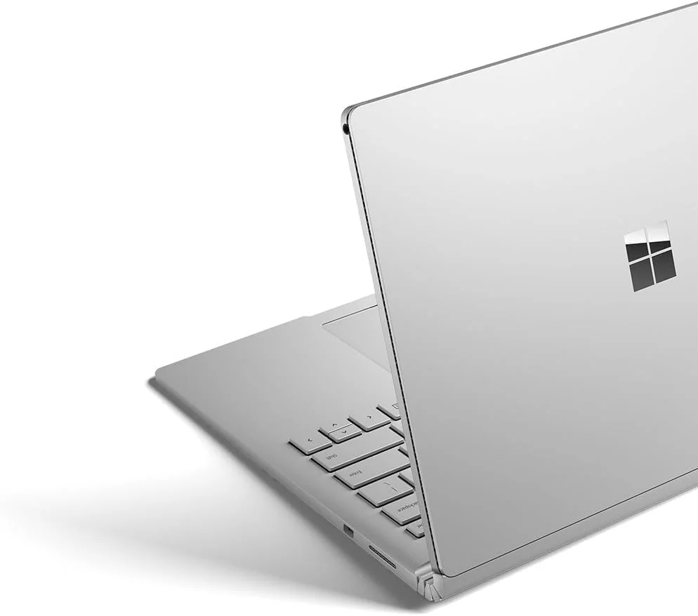 تجدید شده - لپ تاپ مایکروسافت Surface Book Core i5-6300U نسل ششم، 8 گیگابایت رم، 256 گیگابایت SSD، صفحه نمایش لمسی جداشدنی 13.5 اینچی نقره ای