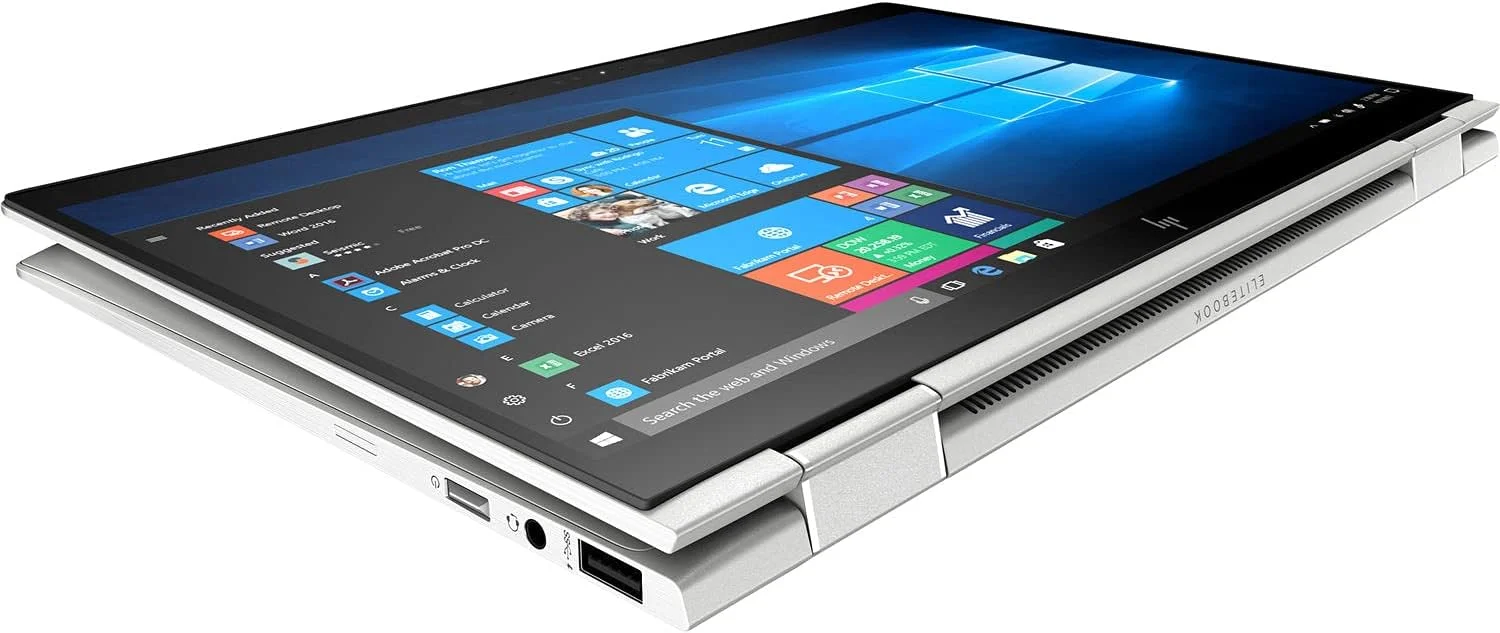 لپ تاپ استوک HP Elitebook X360 1030 G3 2-in-1 با صفحه لمسی 13.3 اینچی FHD (1920x1080) مناسب کسب و کار (پردازنده Intel Core i5-8350U، رم 8 گیگابایت، حافظه SSD 512 گیگابایت) دارای نور پس زمینه، Thunderbolt، وب کم | ویندوز 10 پرو