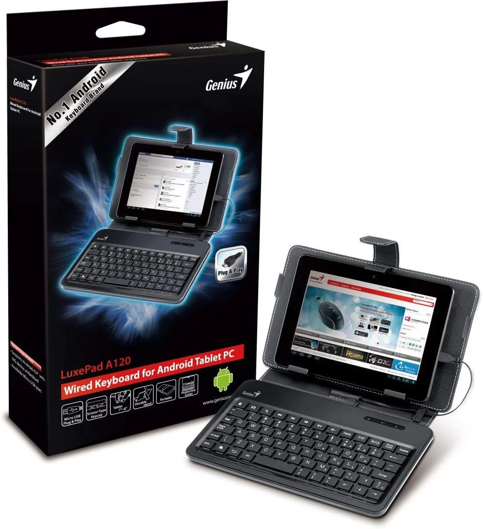 کیبورد تبلت Genius LUXEPAD A120 - مشکی
