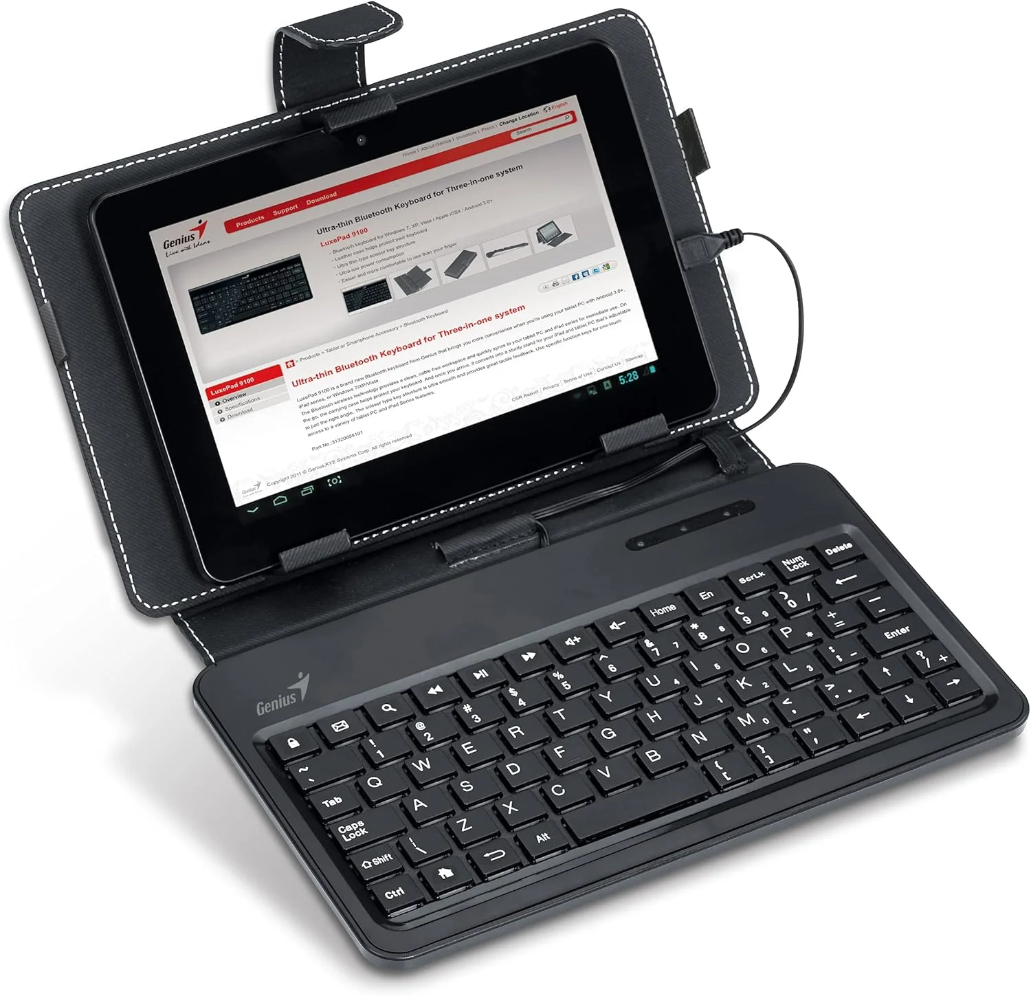 کیبورد تبلت Genius LUXEPAD A120 - مشکی