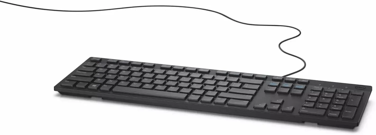 کیبورد سیمی دل - مشکی KB216 (580-ADMT) - کیبورد انگلیسی