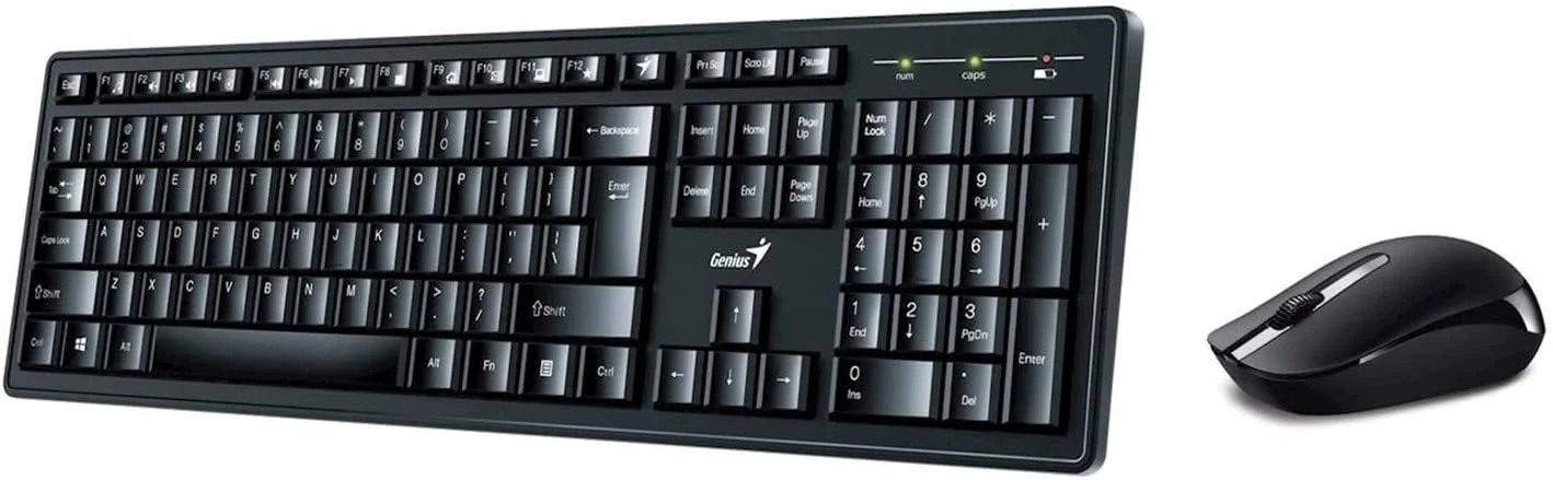 کیبورد و ماوس بی سیم Genius Smart KM-8200 با رنگ دوگانه