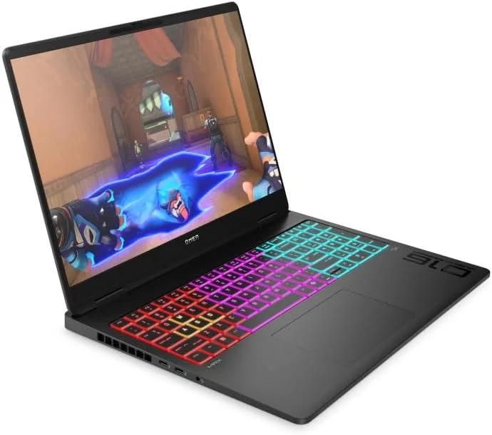 لپ تاپ گیمینگ OMEN MAX 16-ak0000ne، صفحه نمایش 16 اینچی WQXGA، پردازنده AMD Ryzen™ AI 9-375، رم 32 گیگابایتی DDR5، حافظه SSD 1 ترابایتی، AMD Ryzen™ AI (55 NPU TOPS)، کارت گرافیک 16 گیگابایتی NVIDIA® GeForce RTX™ 5080، کیبورد انگلیسی/عربی، ویندوز 11، مشکی سایه لپ تاپ گیمینگ OMEN MAX 16-ak0000ne، صفحه نمایش 16 اینچی WQXGA، پردازنده AMD Ryzen™ AI 9-375، رم 32 گیگابایتی DDR5، حافظه SSD 1 ترابایتی، AMD Ryzen™ AI (55 NPU TOPS)، کارت گرافیک 16 گیگابایتی NVIDIA® GeForce RTX™ 5080، کیبورد انگلیسی/عربی، ویندوز 11، مشکی سایه