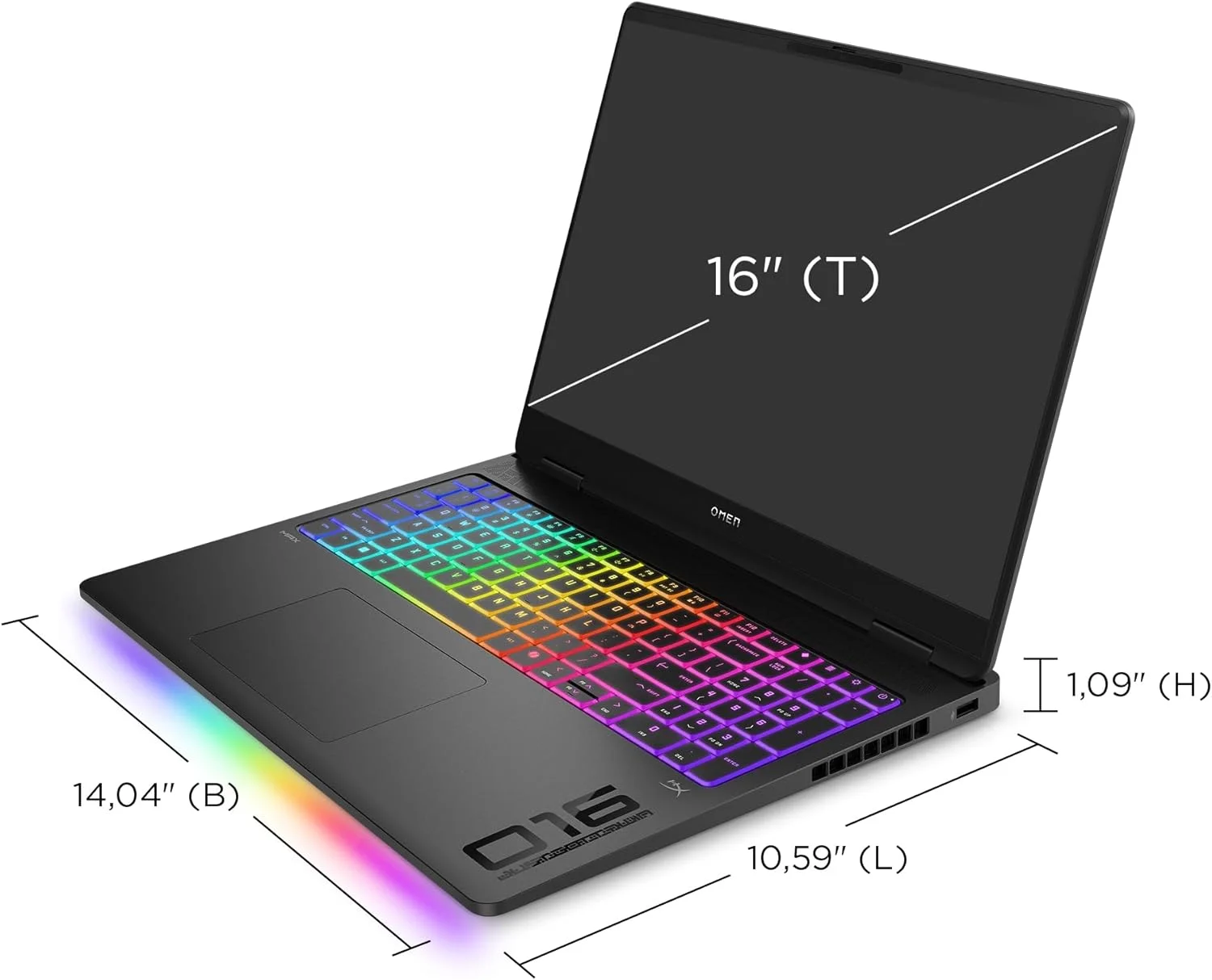لپ تاپ گیمینگ OMEN MAX 16-ak0000ne، صفحه نمایش 16 اینچی WQXGA، پردازنده AMD Ryzen™ AI 9-375، رم 32 گیگابایتی DDR5، حافظه SSD 1 ترابایتی، AMD Ryzen™ AI (55 NPU TOPS)، کارت گرافیک 16 گیگابایتی NVIDIA® GeForce RTX™ 5080، کیبورد انگلیسی/عربی، ویندوز 11، مشکی سایه لپ تاپ گیمینگ OMEN MAX 16-ak0000ne، صفحه نمایش 16 اینچی WQXGA، پردازنده AMD Ryzen™ AI 9-375، رم 32 گیگابایتی DDR5، حافظه SSD 1 ترابایتی، AMD Ryzen™ AI (55 NPU TOPS)، کارت گرافیک 16 گیگابایتی NVIDIA® GeForce RTX™ 5080، کیبورد انگلیسی/عربی، ویندوز 11، مشکی سایه