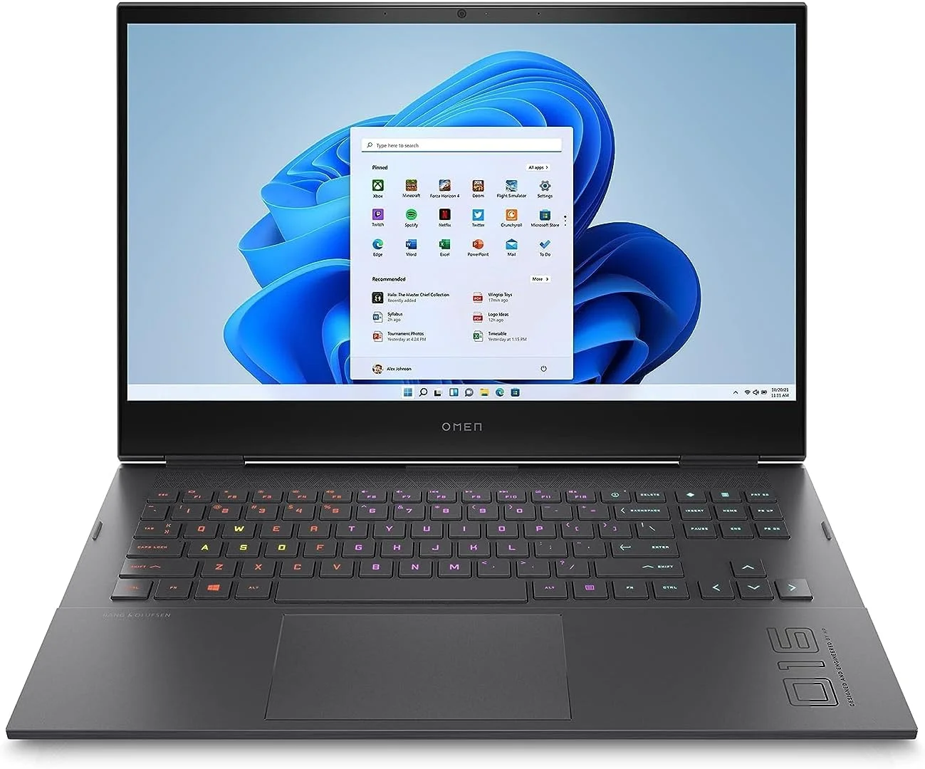 لپ تاپ گیمینگ اچ پی Omen 16-C0009Ne، صفحه نمایش 16.1 اینچ FHD، پردازنده AMD Ryzen? 7، رم 16 گیگابایت، SSD 1 ترابایت، کارت گرافیک 8 گیگابایت Radeon? RX 6600M، ویندوز 10، صفحه کلید انگلیسی-عربی، نقره ای