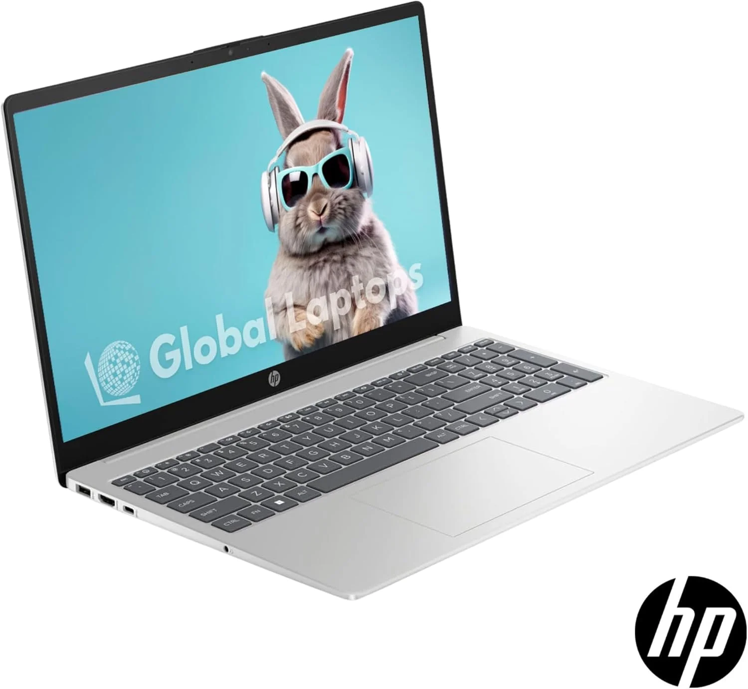 لپ تاپ 15.6 اینچی HP ویندوزی با صفحه نمایش IPS Micro-Edge Full HD ضد تابش نور، پردازنده Intel Core i7-1355U، رم 16 گیگابایتی، حافظه SSD 1 ترابایتی، ویندوز 11 هوم، نقره ای طبیعی، 15-fd0182wm