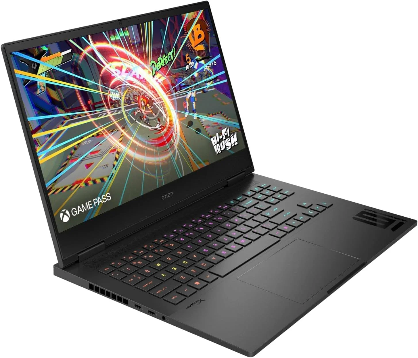 لپ تاپ گیمینگ 16.1 اینچی FHD اچ پی Omen - پردازنده Intel Core i7-14700HX، رم 16 گیگابایتی، SSD 512 گیگابایتی، ویندوز 11 هوم، GeForce RTX 4050 (همراه با پارچه میکروفایبر) - مشکی سایه (16t-wf100) لپ تاپ گیمینگ 16.1 اینچی FHD اچ پی Omen - پردازنده Intel Core i7-14700HX، رم 16 گیگابایتی، SSD 512 گیگابایتی، ویندوز 11 هوم، GeForce RTX 4050 (همراه با پارچه میکروفایبر) - مشکی سایه (16t-wf100)
