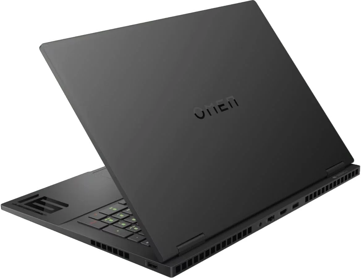 لپ تاپ گیمینگ HP Omen 16 - صفحه نمایش 16 اینچی FHD 144Hz | پردازنده Core i9-12900H، رم 16 گیگابایت، SSD 1 ترابایت | کارت گرافیک NVlDlA RTX 3060-6GB - مشکی (جعبه باز) لپ تاپ گیمینگ HP Omen 16 - صفحه نمایش 16 اینچی FHD 144Hz | پردازنده Core i9-12900H، رم 16 گیگابایت، SSD 1 ترابایت | کارت گرافیک NVlDlA RTX 3060-6GB - مشکی (جعبه باز)