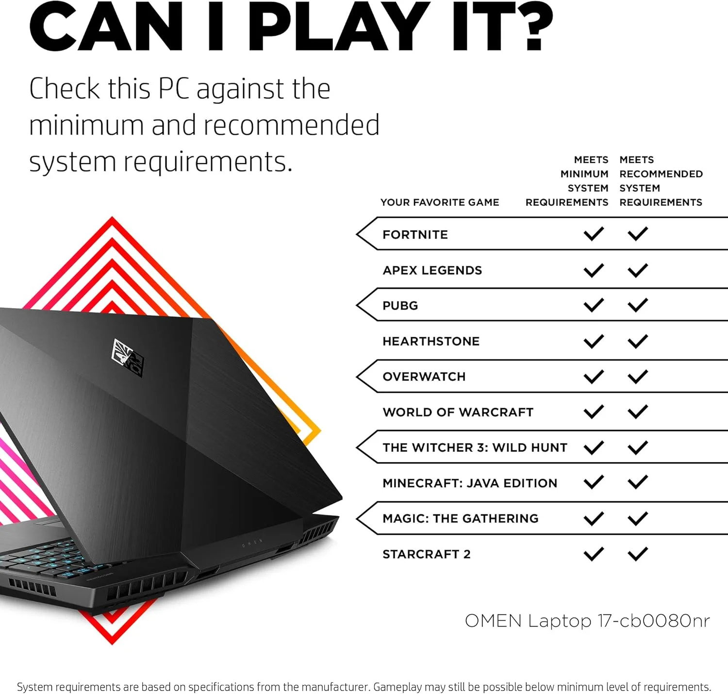 لپ تاپ گیمینگ 17 اینچی OMEN HP 2019، پردازنده Intel i7-9750H، کارت گرافیک NVIDIA GeForce RTX 2070 (8 گیگابایت)، 16 گیگابایت رم، 512 گیگابایت SSD، آماده واقعیت مجازی، ویندوز 10 هوم (17-cb0080nr، Shadow Black)