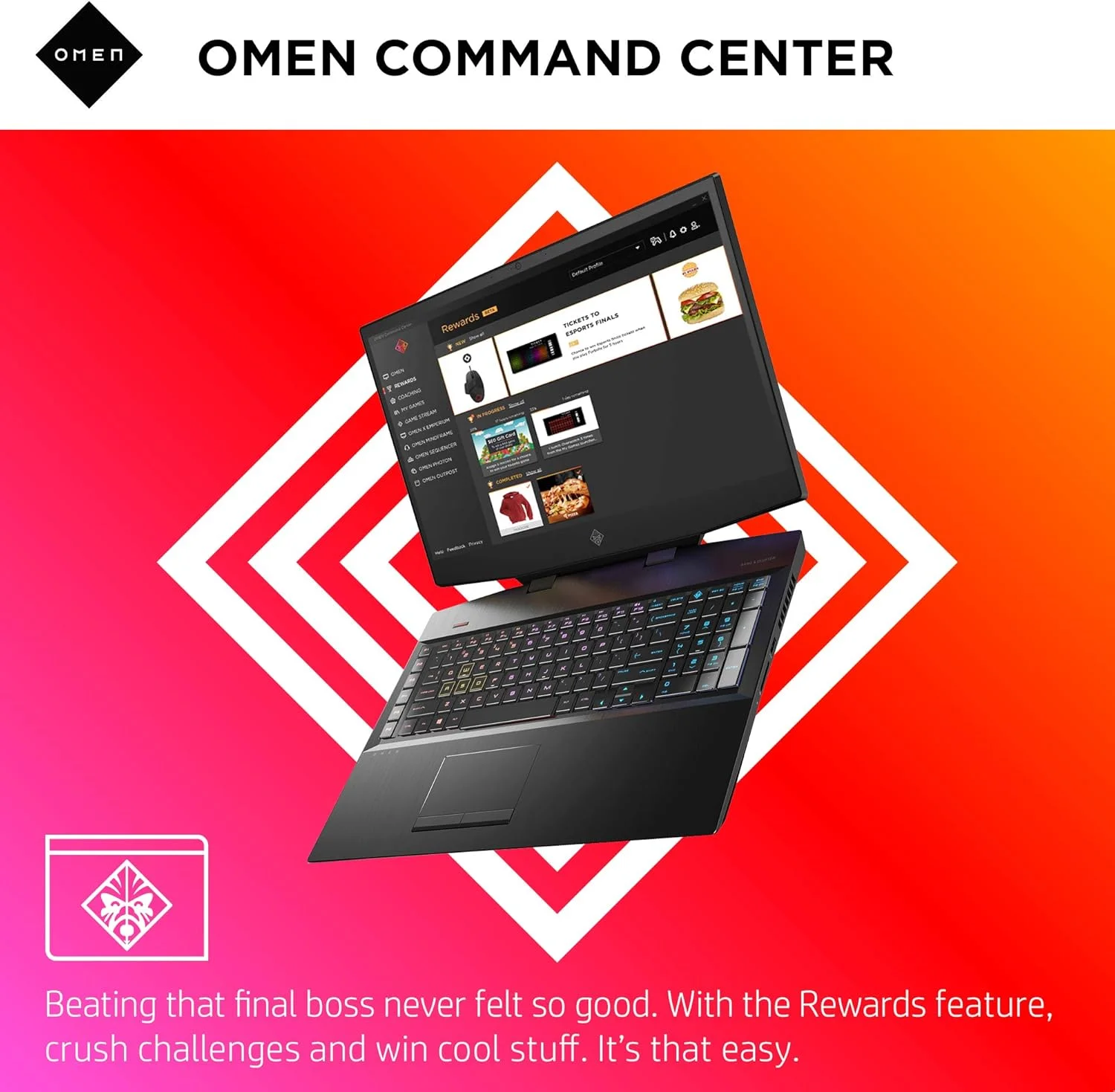 لپ تاپ گیمینگ 17 اینچی OMEN HP 2019، پردازنده Intel i7-9750H، کارت گرافیک NVIDIA GeForce RTX 2070 (8 گیگابایت)، 16 گیگابایت رم، 512 گیگابایت SSD، آماده واقعیت مجازی، ویندوز 10 هوم (17-cb0080nr، Shadow Black)