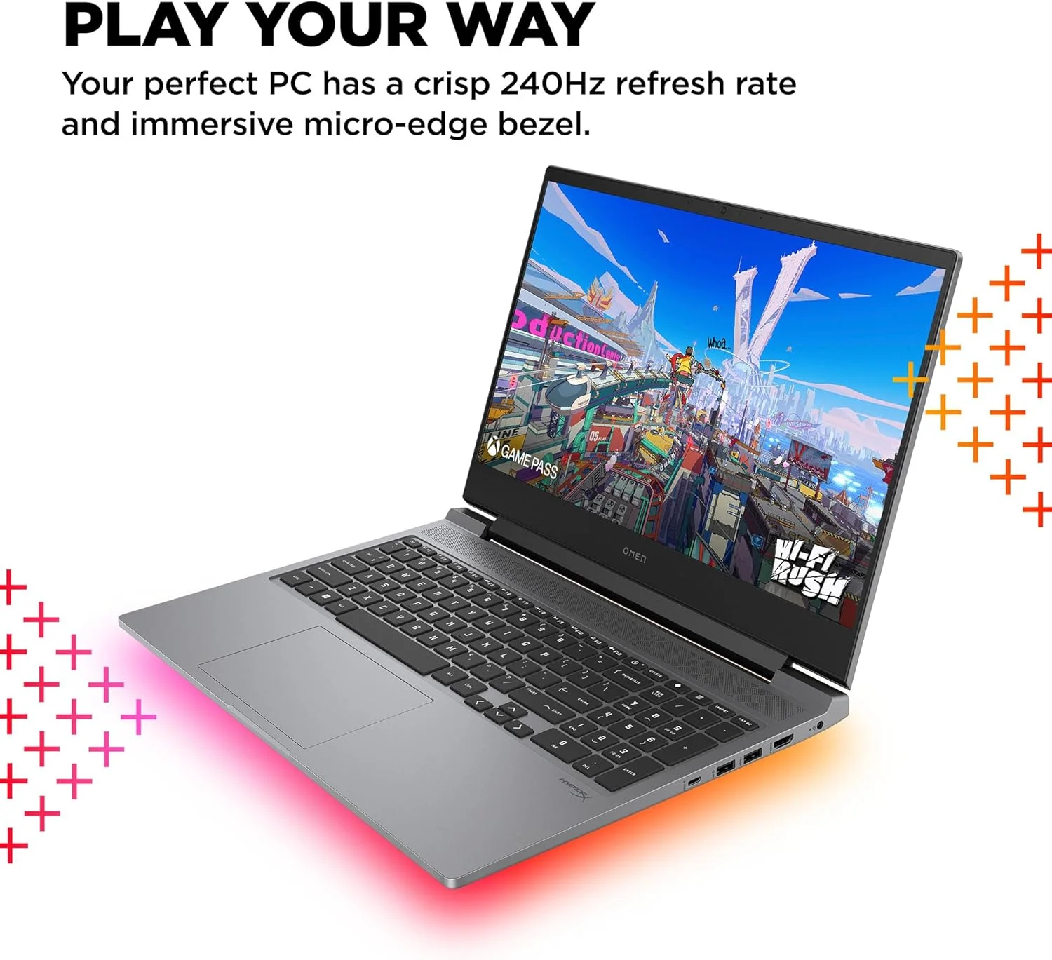 لپ تاپ 16 اینچی HP OMEN (بازسازی شده)، صفحه نمایش FHD 144 هرتز، پردازنده Intel Core i7-14650HX، رم 16 گیگابایتی، SSD 512 گیگابایتی، کارت گرافیک NVIDIA GeForce RTX 4060 (8 گیگابایت اختصاصی)، ویندوز 11 هوم، 16-ae0100nr (2024) لپ تاپ 16 اینچی HP OMEN (بازسازی شده)، صفحه نمایش FHD 144 هرتز، پردازنده Intel Core i7-14650HX، رم 16 گیگابایتی، SSD 512 گیگابایتی، کارت گرافیک NVIDIA GeForce RTX 4060 (8 گیگابایت اختصاصی)، ویندوز 11 هوم، 16-ae0100nr (2024)