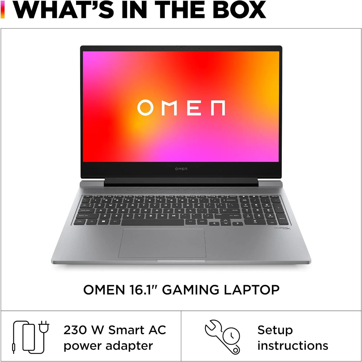 لپ تاپ 16 اینچی HP OMEN (بازسازی شده)، صفحه نمایش FHD 144 هرتز، پردازنده Intel Core i7-14650HX، رم 16 گیگابایتی، SSD 512 گیگابایتی، کارت گرافیک NVIDIA GeForce RTX 4060 (8 گیگابایت اختصاصی)، ویندوز 11 هوم، 16-ae0100nr (2024) لپ تاپ 16 اینچی HP OMEN (بازسازی شده)، صفحه نمایش FHD 144 هرتز، پردازنده Intel Core i7-14650HX، رم 16 گیگابایتی، SSD 512 گیگابایتی، کارت گرافیک NVIDIA GeForce RTX 4060 (8 گیگابایت اختصاصی)، ویندوز 11 هوم، 16-ae0100nr (2024)