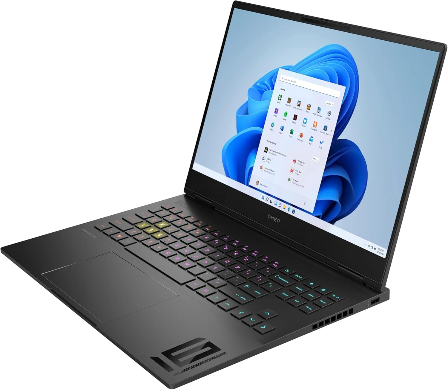 لپ تاپ OMEN Transcend 16-u1001ne، ویندوز 11 هوم، 16 اینچ، Intel® Core™ i9، رم 32 گیگابایت، SSD 2 ترابایت، NVIDIA® GeForce RTX™ 4070، WQXGA، مشکی سایه
