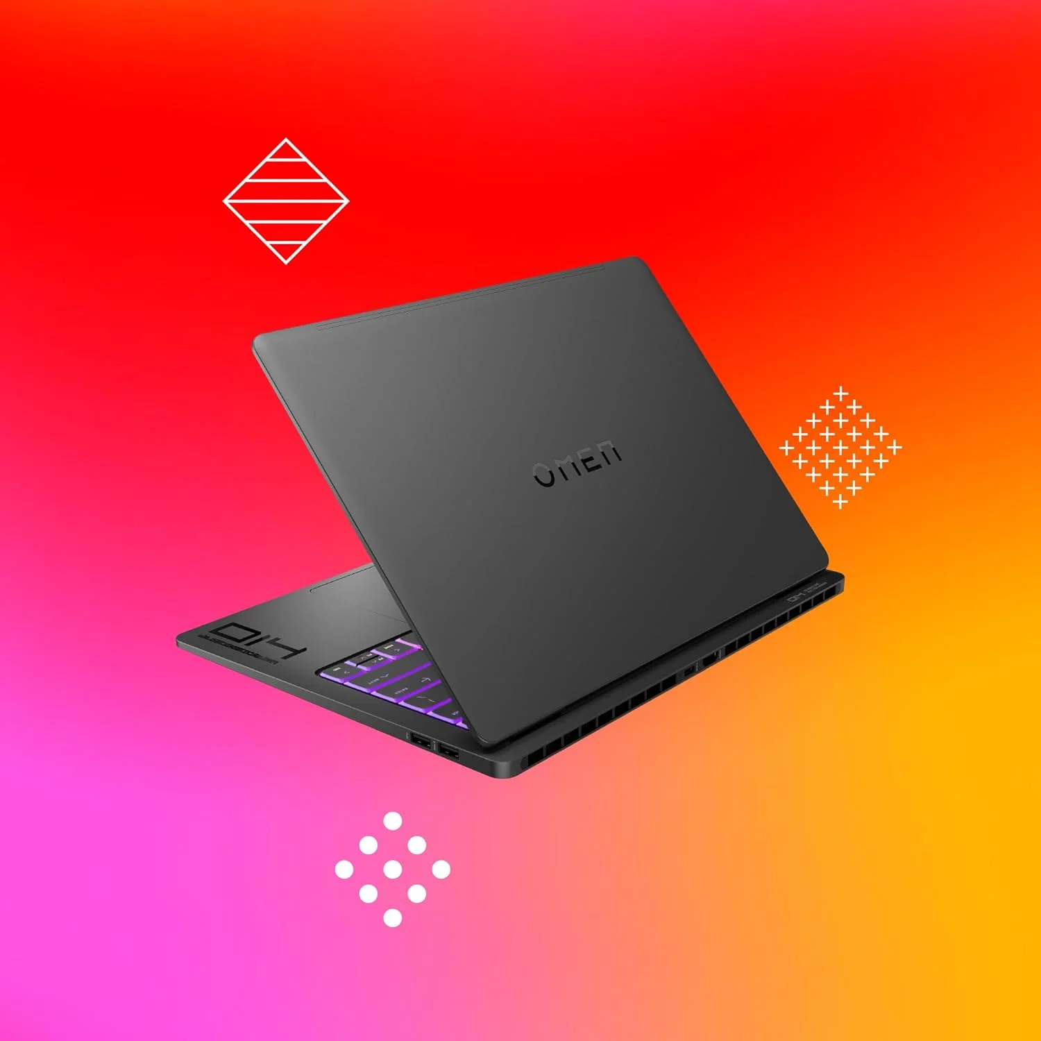 لپ تاپ OMEN Transcend 14-fb0002ne، پردازنده Intel Core Ultra 9-185H، صفحه نمایش 14 اینچی 3K 120Hz OLED، رم 32 گیگابایتی LPDDR5، حافظه SSD 1 ترابایتی، کارت گرافیک 8 گیگابایتی NVIDIA® GeForce RTX™ 4070، صفحه کلید Eng/Ar، ویندوز 11، مشکی سایه [9V8S7EA]
