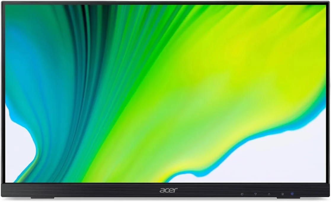 مانیتور لمسی 21.5 اینچی ایسر UT222Q bmip Full HD (1920 x 1080) با فناوری AMD FreeSync تا 75 هرتز 5 میلی‌ثانیه (درگاه Display، درگاه HDMI، VGA و درگاه USB)، مشکی