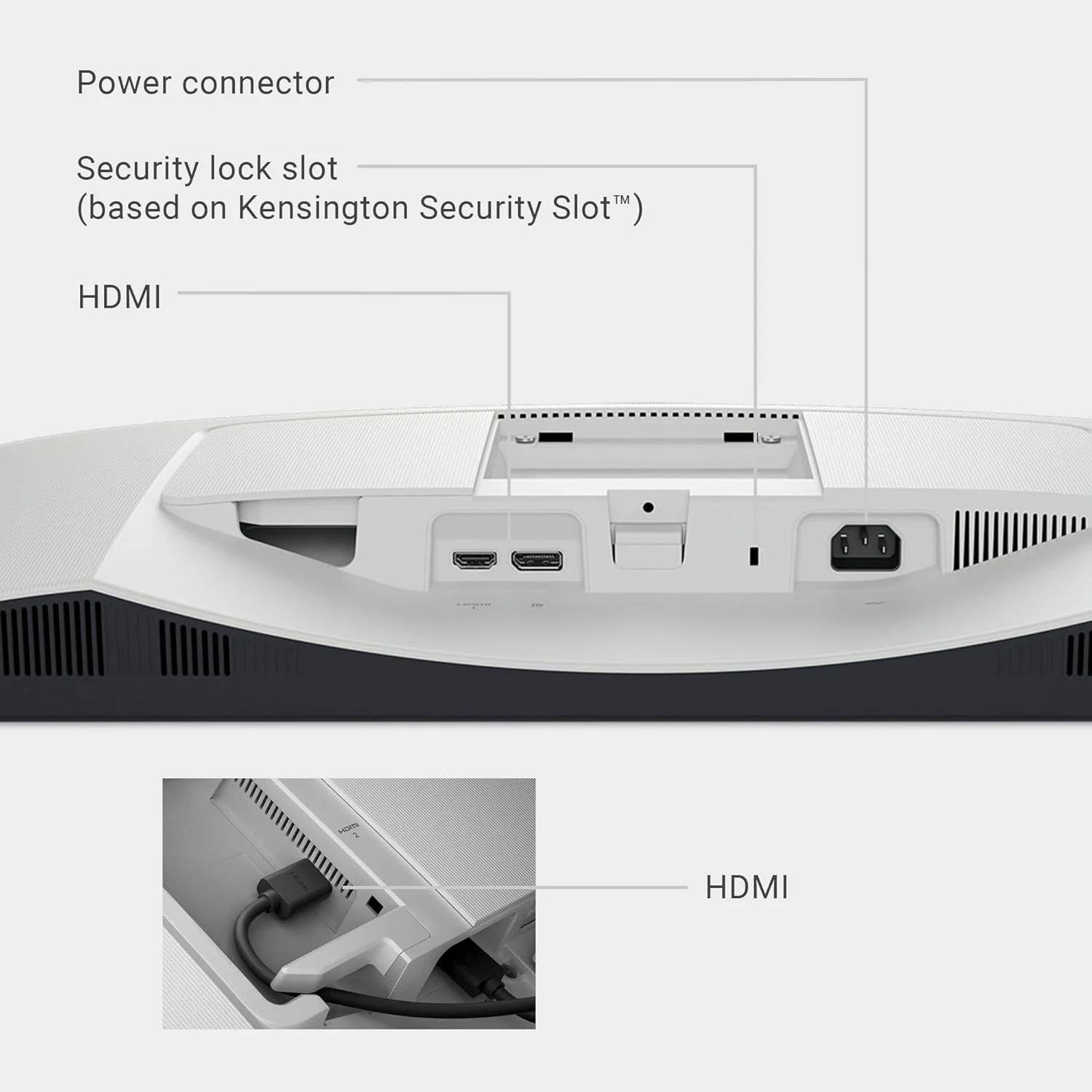 مانیتور دل S2725DS - 27 اینچ، نمایشگر QHD (2560x1440)، نرخ تازه سازی 100 هرتز، نسبت کنتراست 1500:1، دارای گواهی TÜV Rheinland Eye comfort 4 Star، بلندگوی 2x5W یکپارچه، قابلیت تنظیم ارتفاع/شیب/چرخش/محور - رنگ سفید خاکستری
