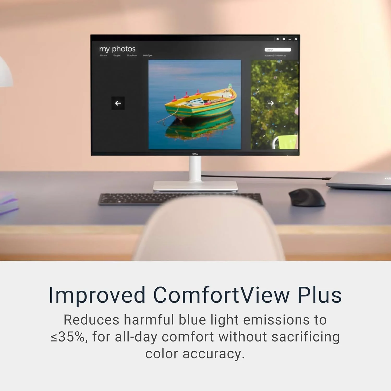 مانیتور خمیده 34 اینچی Dell Plus USB-C مدل S3425DW - رزولوشن 3440x1440 تا 120 هرتز، نسبت تصویر 21:9، پنل VA، AMD FreeSync Premium، پوشش 99% sRGB، پوشش 95% DCI-P3، بلندگوهای یکپارچه، نسبت کنتراست 3000:1