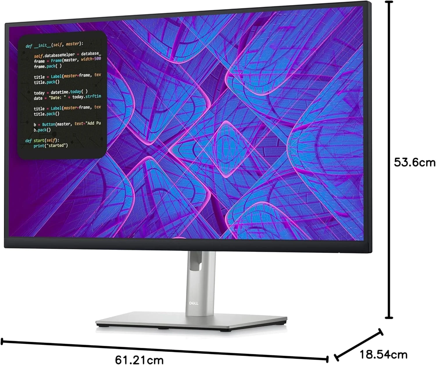 مانیتور Dell P2723QE با هاب USB-C - نمایشگر 68.5 سانتی متری 4K (3840 x 2160) 60 هرتز، زمان پاسخگویی 5 میلی ثانیه (حالت سریع)، اتصال USB-C/DisplayPort/HDMI/USB 3.2 Gen1، عمق رنگ: 1.0.0 7 میلی متر. رنگ های آردن - مشکی مانیتور Dell P2723QE با هاب USB-C - نمایشگر 68.5 سانتی متری 4K (3840 x 2160) 60 هرتز، زمان پاسخگویی 5 میلی ثانیه (حالت سریع)، اتصال USB-C/DisplayPort/HDMI/USB 3.2 Gen1، عمق رنگ: 1.0.0 7 میلی متر. رنگ های آردن - مشکی