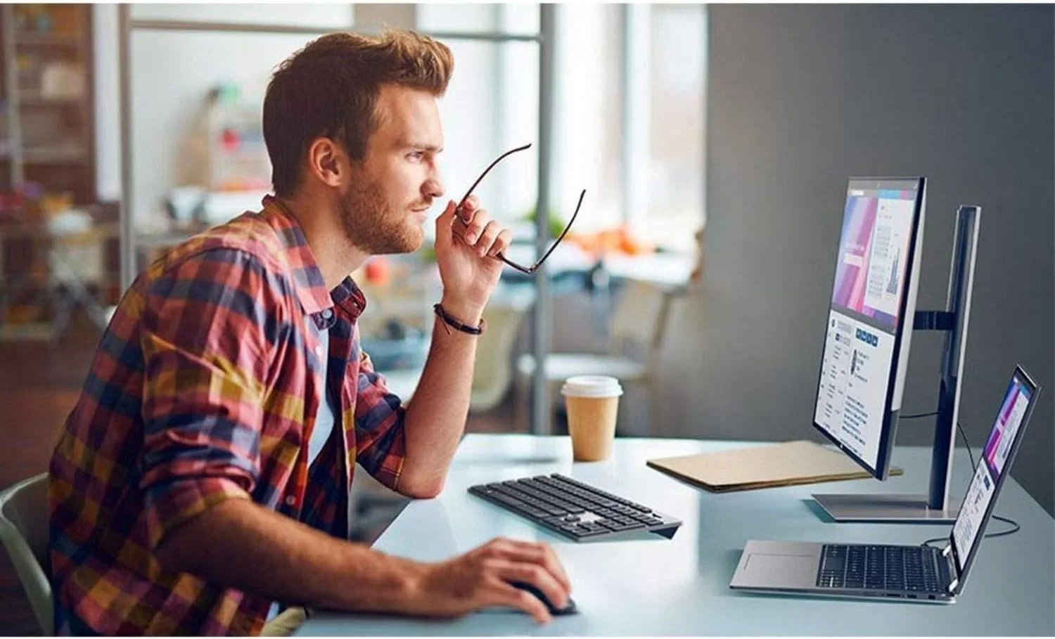 مانیتور 24 اینچی LED با صفحه نمایش DELL UltraSharp مدل (U2419H)