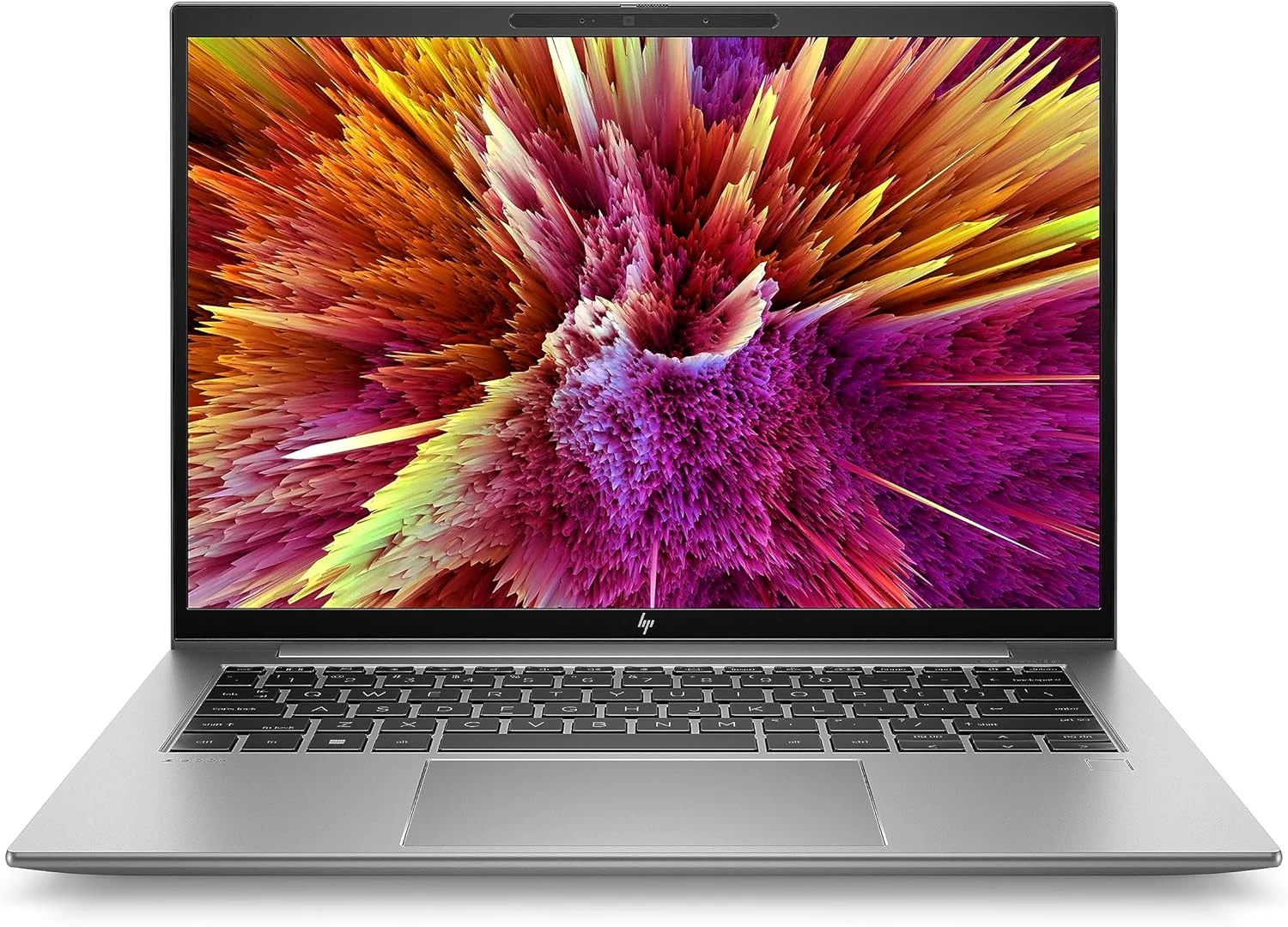 لپ تاپ ورک استیشن موبایل HP ZBook Firefly G10، صفحه نمایش 14 اینچی WUXGA، پردازنده نسل سیزدهم Intel® Core™ i7، رم 16 گیگابایتی، حافظه SSD 512 گیگابایتی، گرافیک 4 گیگابایتی NVIDIA RTX™ A500، ویندوز 11 پرو، صفحه کلید عربی-انگلیسی، نقره ای - [5G369ES]