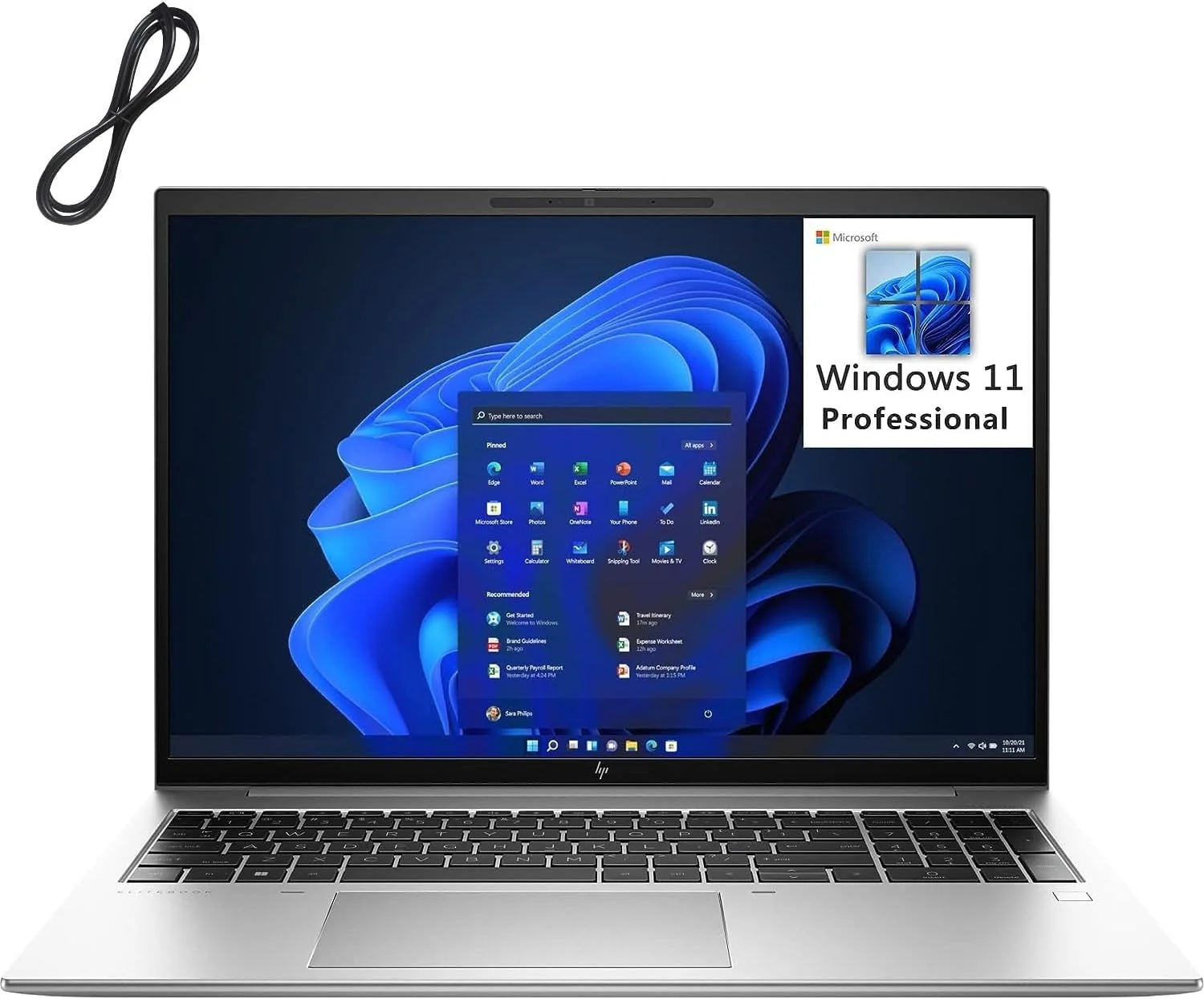 لپ تاپ HP EliteBook 860 G9 مدل 2023، کامپیوتر تجاری 16 اینچی FHD+، نسل دوازدهم اینتل 12 هسته ای i7-1260P، رم 32 گیگابایتی DDR5، SSD PCIe 1 ترابایتی، WiFi 6E، صفحه کلید با نور پس زمینه، حسگر اثر انگشت، ویندوز 11 پرو، کابل AZ-XUT