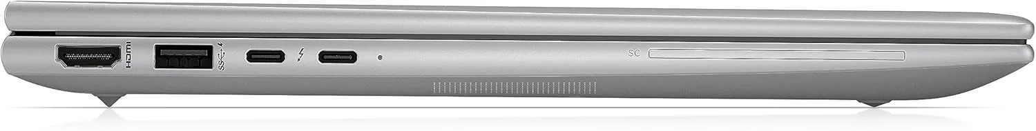 لپ تاپ ورک استیشن موبایل HP ZBook Firefly G10، صفحه نمایش 14 اینچی WUXGA، پردازنده نسل سیزدهم Intel® Core™ i7، رم 16 گیگابایتی، حافظه SSD 512 گیگابایتی، گرافیک 4 گیگابایتی NVIDIA RTX™ A500، ویندوز 11 پرو، صفحه کلید عربی-انگلیسی، نقره ای - [5G369ES]