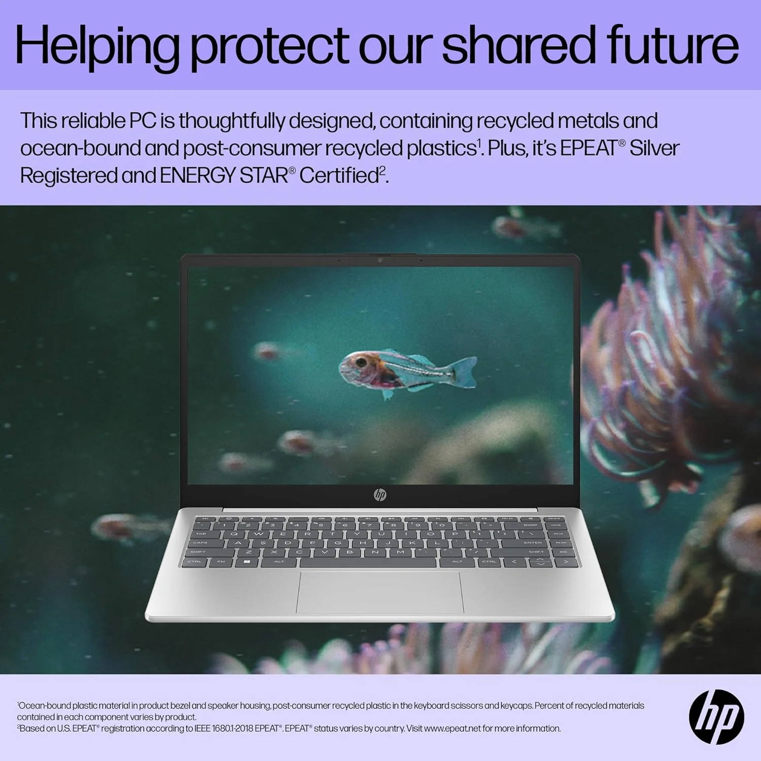 لپ تاپ HP مدل 14-ep1003ne، پردازنده Intel Core Ultra 7-155H، صفحه نمایش 14 اینچی FHD، رم 16 گیگابایتی DDR5، حافظه SSD 1 ترابایتی، گرافیک مجتمع Intel® Arc™، صفحه کلید Eng/Ar، ویندوز 11، نقره ای طبیعی [B13Y4EA]