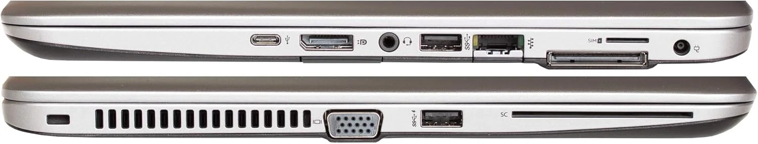 لپ تاپ HP EliteBook 840 G3 (بازسازی شده) با پردازنده Intel Core i5 نسل ششم، 16 گیگابایت رم DDR4، هارد 512 گیگابایت SSD، صفحه نمایش 14 اینچی FHD، ویندوز 10 پرو 64 بیتی، نقره ای