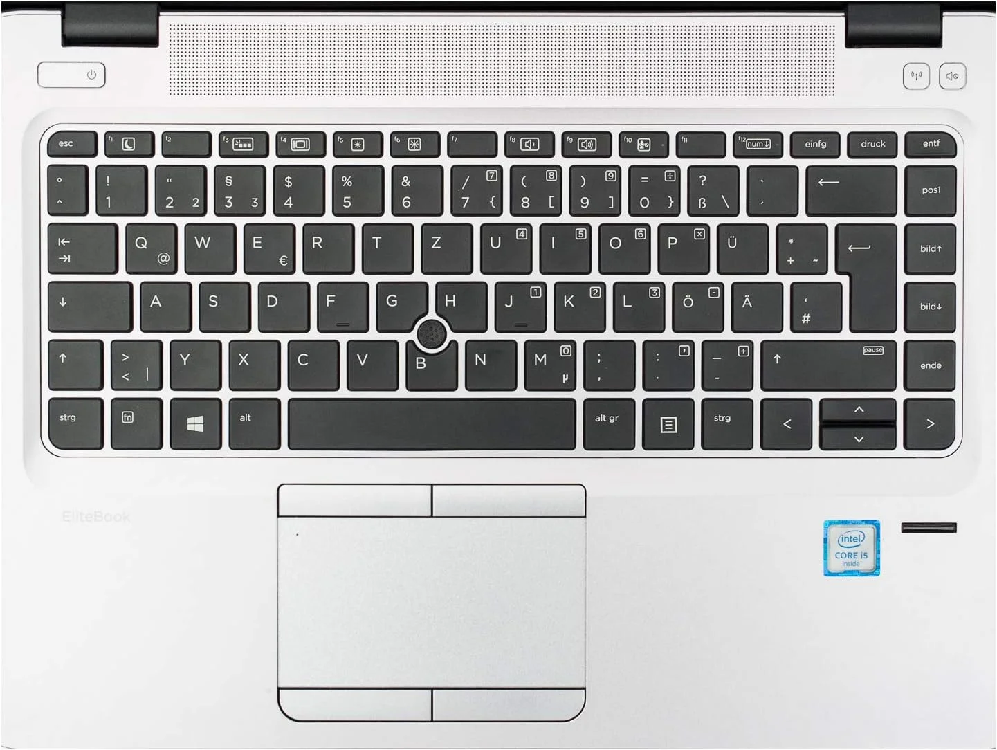 لپ تاپ HP EliteBook 840 G3 (بازسازی شده) با پردازنده Intel Core i5 نسل ششم، 16 گیگابایت رم DDR4، هارد 512 گیگابایت SSD، صفحه نمایش 14 اینچی FHD، ویندوز 10 پرو 64 بیتی، نقره ای