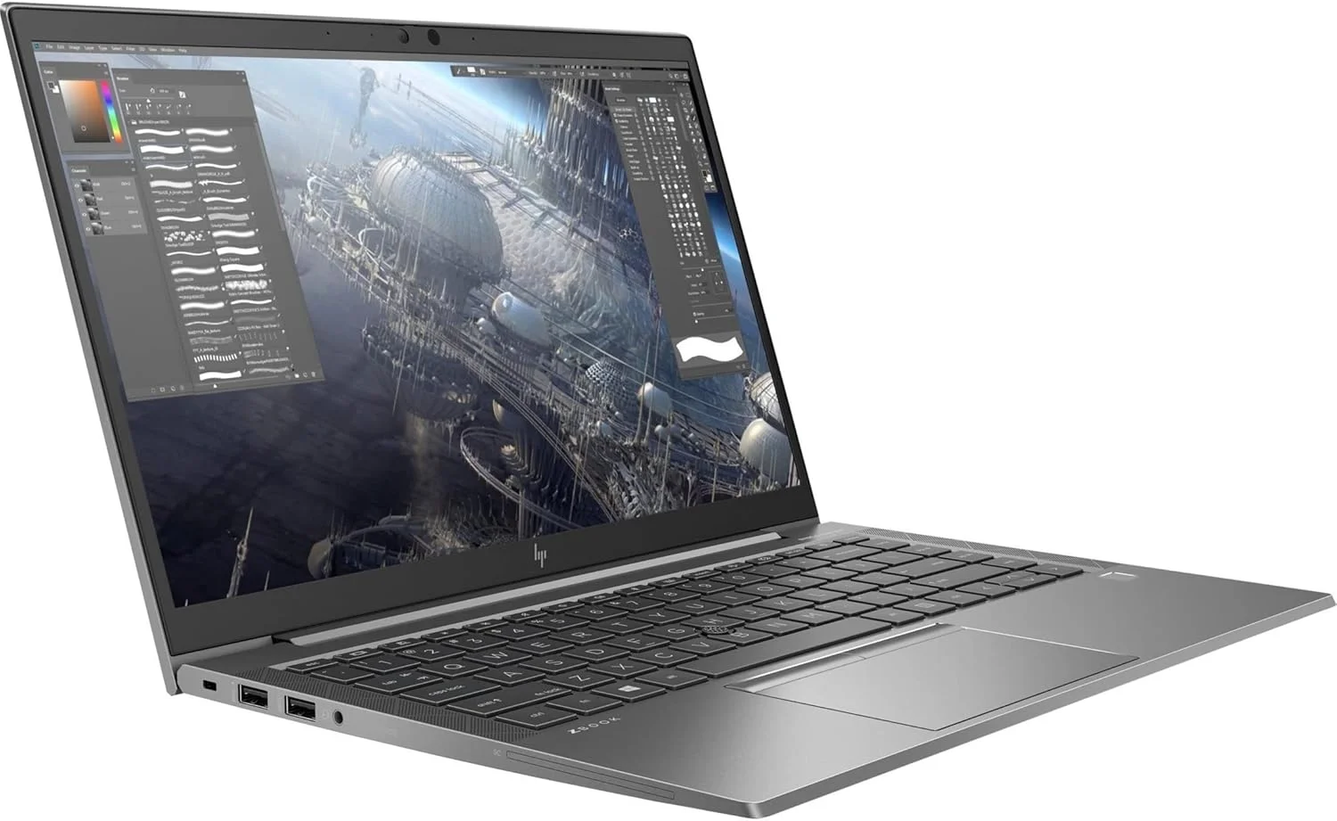 لپ تاپ HP Super 9 ZBOOK Firefly 14 G8 با پردازنده I5-1135G7، صفحه نمایش 14 اینچی، 16 گیگابایت رم، ویندوز 11 پرو 64 بیتی و دانگل ویندوز 10