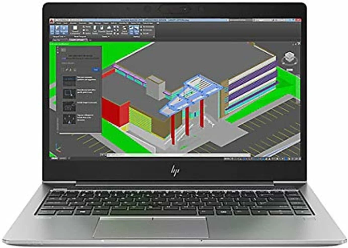 لپ تاپ ورک استیشن HP ZBook 14u G5 | صفحه نمایش 14 اینچی 1920x1080 FHD | پردازنده Core i5-7200U - هارد درایو 256 گیگابایتی SSD - رم 8 گیگابایتی | 2 هسته ای با فرکانس 3.1 گیگاهرتز ویندوز 10 هوم نقره ای (بازسازی شده)