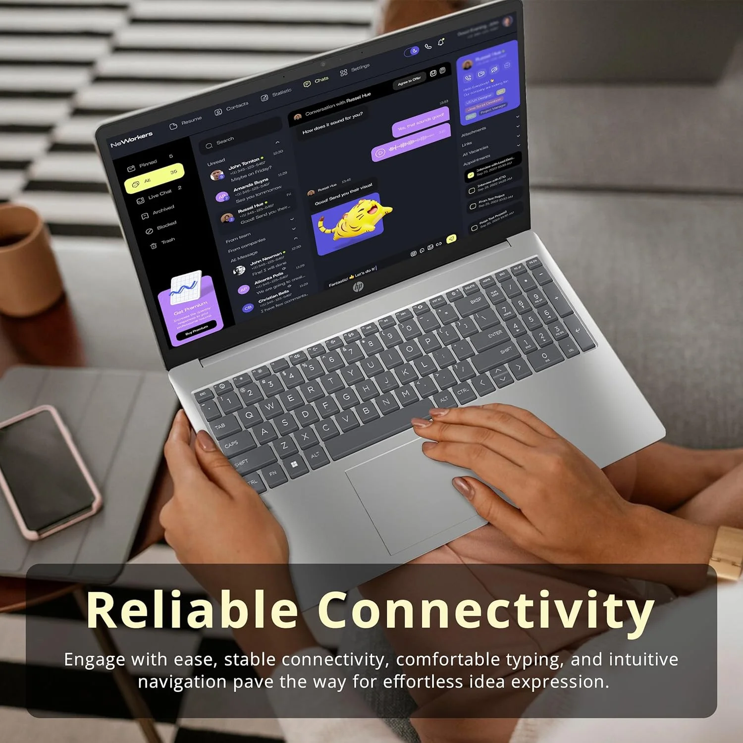 لپ تاپ تجاری لمسی HD 15.6 اینچی HP، پردازنده Intel i3-1215U، رم 16 گیگابایتی DDR4، حافظه SSD 512 گیگابایتی PCIe، گرافیک Intel UHD، صفحه کلید عددی، دوربین HD 720p، ویندوز 11 پرو، نقره ای، کارت USB Hotface 32 گیگابایتی لپ تاپ تجاری لمسی HD 15.6 اینچی HP، پردازنده Intel i3-1215U، رم 16 گیگابایتی DDR4، حافظه SSD 512 گیگابایتی PCIe، گرافیک Intel UHD، صفحه کلید عددی، دوربین HD 720p، ویندوز 11 پرو، نقره ای، کارت USB Hotface 32 گیگابایتی