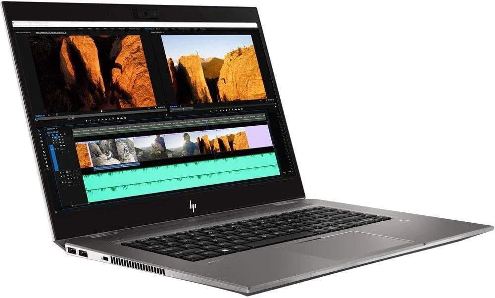 لپ تاپ ورک استیشن موبایل HP 2020 Zbook Studio G5 با صفحه نمایش 15.6 اینچی FHD (1920x1080) (پردازنده Intel Six-Core i7-8850H، رم 32 گیگابایتی DDR4، حافظه SSD 512 گیگابایتی PCIe + حافظه SSD 1 ترابایتی، کارت گرافیک Nvidia P1000 4GB) دارای حسگر اثر انگشت، نور پس زمینه صفحه کلید، Thunderbolt، ویندوز 10 پرو