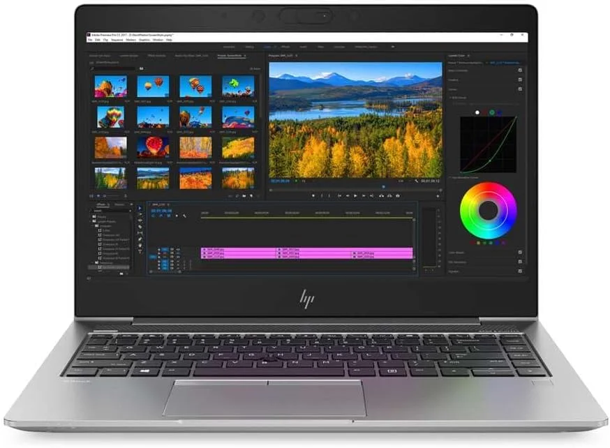 ایستگاه کاری موبایل اچ پی ZBook 14u G5، پردازنده Intel i7، رم 8 گیگابایت، حافظه SSD 256 گیگابایت، صفحه نمایش 14 اینچ، گرافیک 2 گیگابایت، ویندوز 10، نقره ای، لپ تاپ