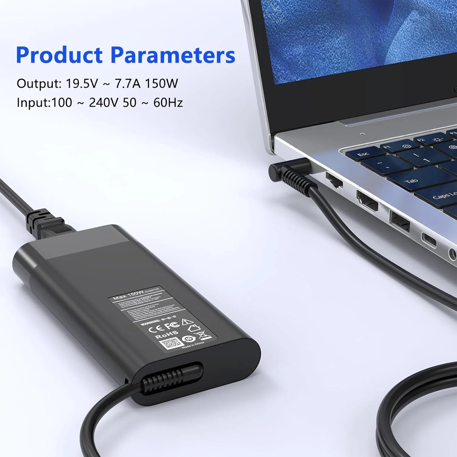 شارژر لپ تاپ 150 واتی Ruilezyo برای HP ZBook 15 16 17 15U 15V G3-G9، Fury 15 17، Studio G3-G9، Power G7-G10، OMEN 15 17، ایستگاه کاری موبایل Pavilion Gaming 15 17 شارژر لپ تاپ 150 واتی Ruilezyo برای HP ZBook 15 16 17 15U 15V G3-G9، Fury 15 17، Studio G3-G9، Power G7-G10، OMEN 15 17، ایستگاه کاری موبایل Pavilion Gaming 15 17