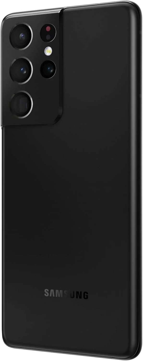 گوشی موبایل سامسونگ گلکسی S21 Ultra 5G با حافظه 256 گیگابایت، نسخه آمریکا، آنلاک فکتوری، دوربین حرفه‌ای با فیلمبرداری 8K و رزولوشن 108 مگاپیکسل، رنگ مشکی فانتوم