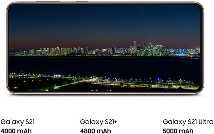 گوشی موبایل سامسونگ گلکسی S21 دو سیم کارت، 128 گیگابایت رم 8 گیگابایت 5G نسخه امارات متحده عربی، سفید شبحی