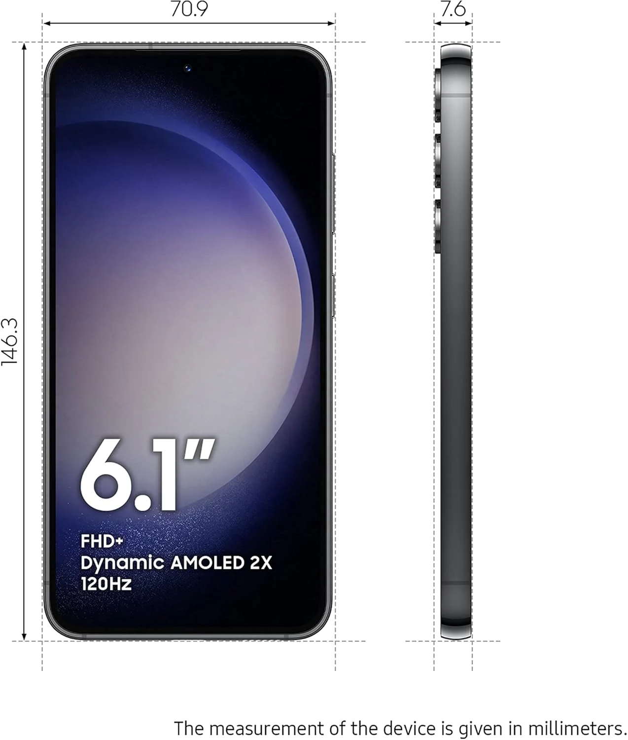 گوشی موبایل سامسونگ گلکسی S23، گوشی هوش مصنوعی، دو سیم کارت، 5G، اندروید، 128 گیگابایت، مشکی فانتوم (نسخه امارات) گوشی موبایل سامسونگ گلکسی S23، گوشی هوش مصنوعی، دو سیم کارت، 5G، اندروید، 128 گیگابایت، مشکی فانتوم (نسخه امارات)