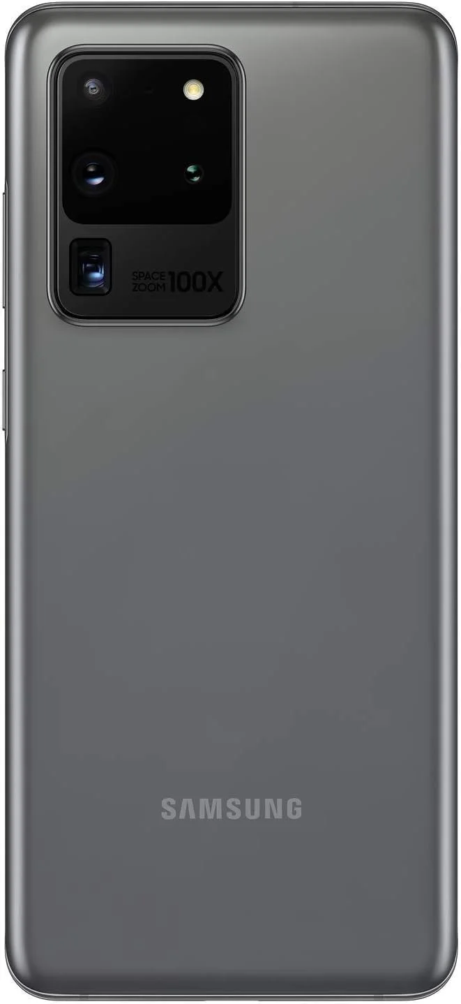 گوشی موبایل سامسونگ گلکسی S20 Ultra 5G؛ گوشی هوشمند بدون سیم کارت 128 گیگابایت - خاکستری کیهانی، (نسخه انگلستان) گوشی موبایل سامسونگ گلکسی S20 Ultra 5G؛ گوشی هوشمند بدون سیم کارت 128 گیگابایت - خاکستری کیهانی، (نسخه انگلستان)