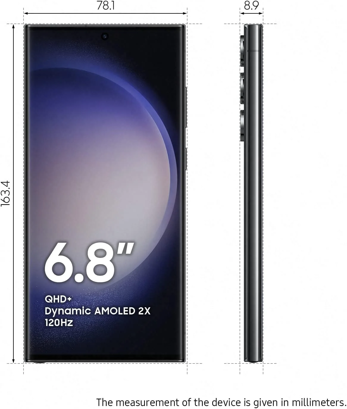 گوشی هوشمند سامسونگ گلکسی S23 Ultra 5G (Esim و 1 سیم کارت فیزیکی) رم 8 گیگابایت، رام 256 گیگابایت، مشکی فانتوم - نسخه بین المللی گوشی هوشمند سامسونگ گلکسی S23 Ultra 5G (Esim و 1 سیم کارت فیزیکی) رم 8 گیگابایت، رام 256 گیگابایت، مشکی فانتوم - نسخه بین المللی