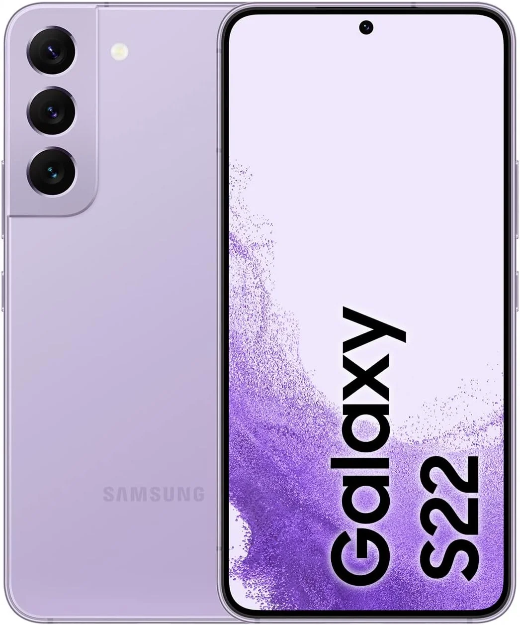 گوشی هوشمند اندروید SAMSUNG Galaxy S22 5G، حافظه داخلی 256 گیگابایت، رم 8 گیگابایت، موبایل دو سیم کارت، نسخه امارات متحده عربی، بنفش بورا، 256 گیگابایت