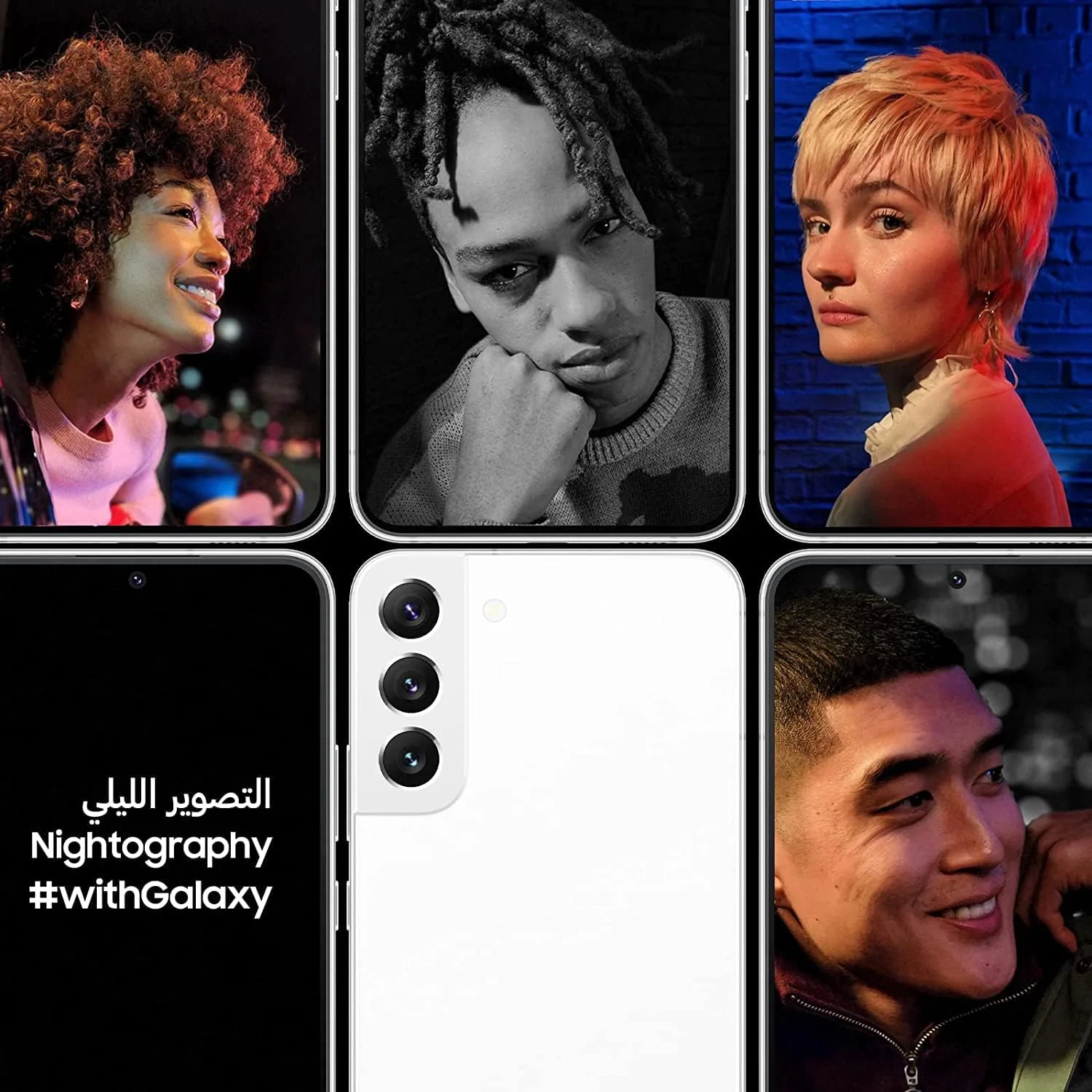 گوشی هوشمند اندروید SAMSUNG Galaxy S22 5G، حافظه داخلی 256 گیگابایت، رم 8 گیگابایت، موبایل دو سیم کارت، نسخه امارات متحده عربی، بنفش بورا، 256 گیگابایت