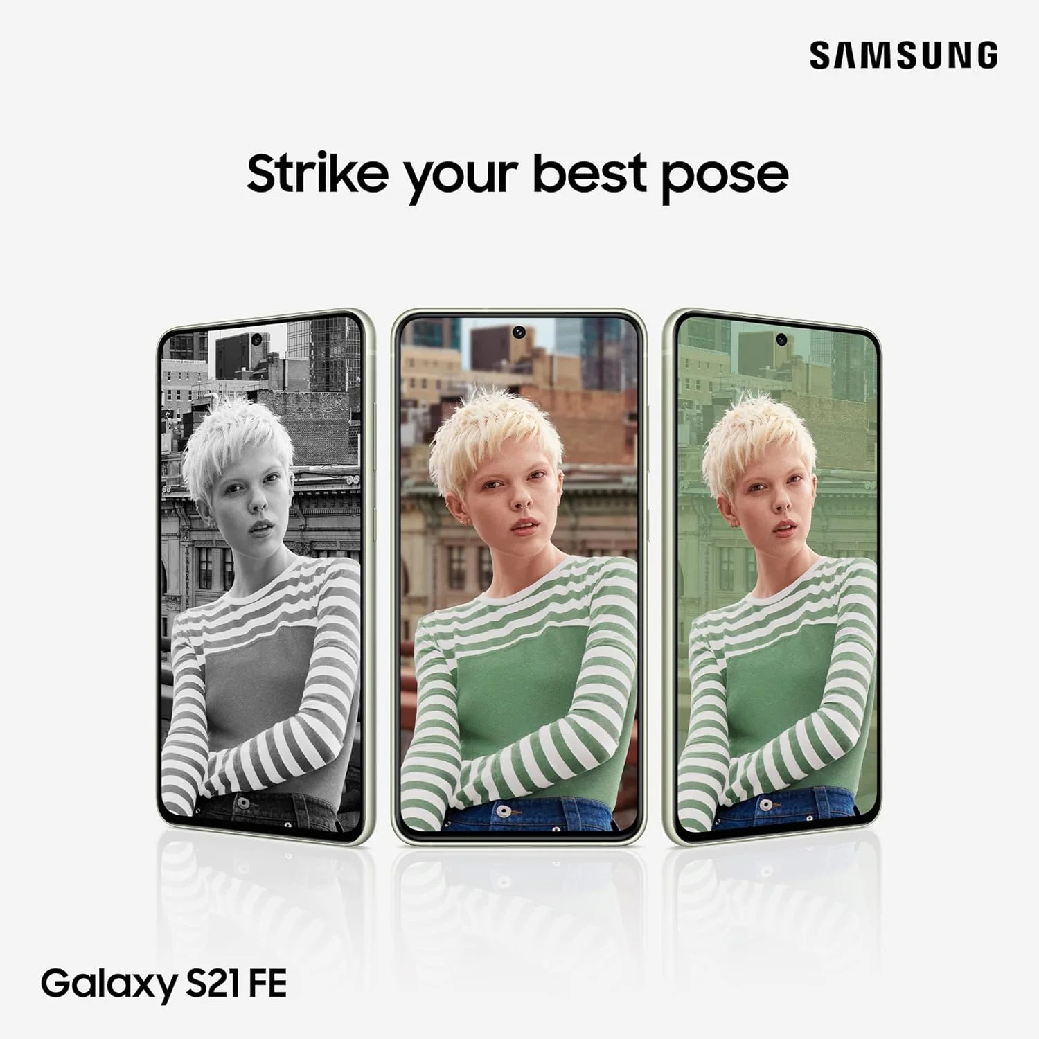 گوشی موبایل سامسونگ گلکسی S21 FE 5G، حافظه 128 گیگابایت، بدون سیم کارت، سفید، 3 سال گارانتی تمدید شده (نسخه انگلستان) گوشی موبایل سامسونگ گلکسی S21 FE 5G، حافظه 128 گیگابایت، بدون سیم کارت، سفید، 3 سال گارانتی تمدید شده (نسخه انگلستان)