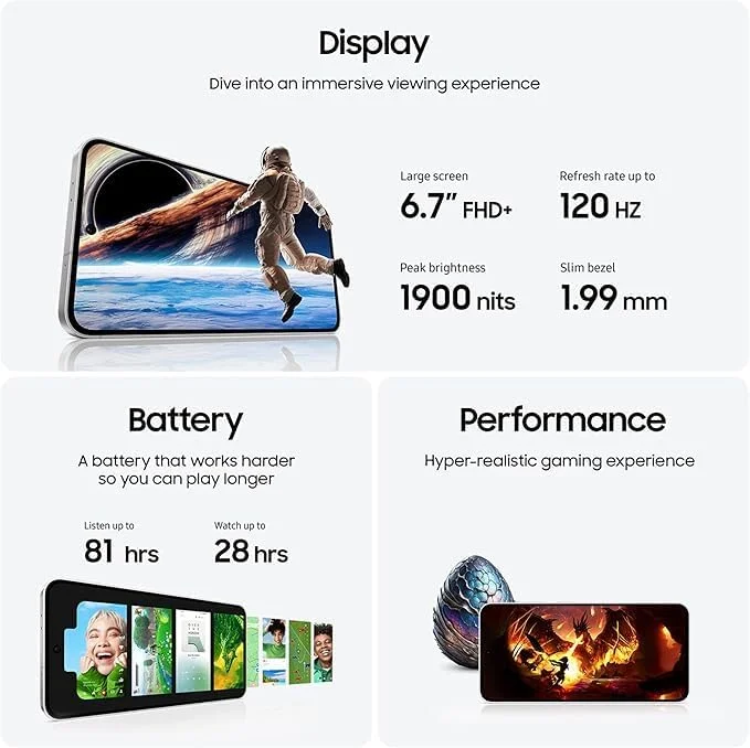 گوشی موبایل سامسونگ Galaxy S24 FE دو سیم کارت گرافیت 8 گیگابایت رم 256 گیگابایت 5G - نسخه خاورمیانه گوشی موبایل سامسونگ Galaxy S24 FE دو سیم کارت گرافیت 8 گیگابایت رم 256 گیگابایت 5G - نسخه خاورمیانه