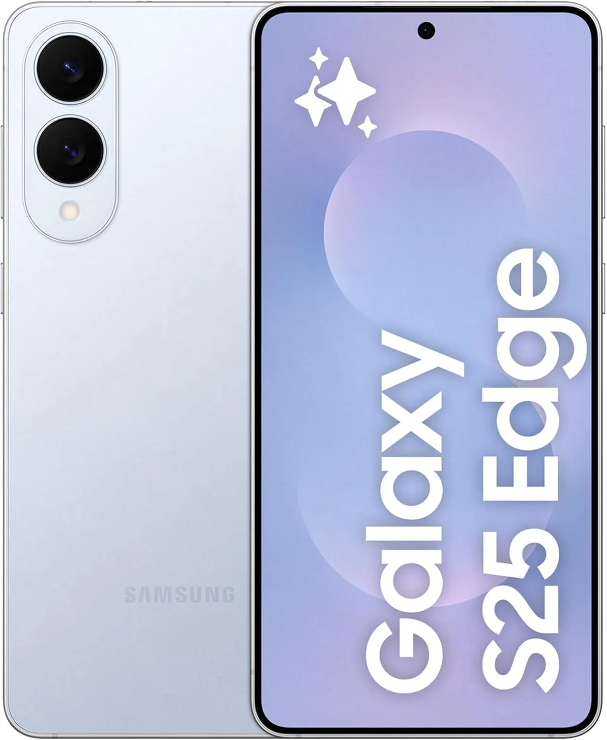 گوشی هوشمند سامسونگ گلکسی S25 Edge AI، حافظه 256 گیگابایت، رم 12 گیگابایت، تیتانیوم آبی یخی، Galaxy AI، گوشی هوشمند اندروید، دوربین 200 مگاپیکسلی، عمر باتری طولانی (نسخه امارات)
