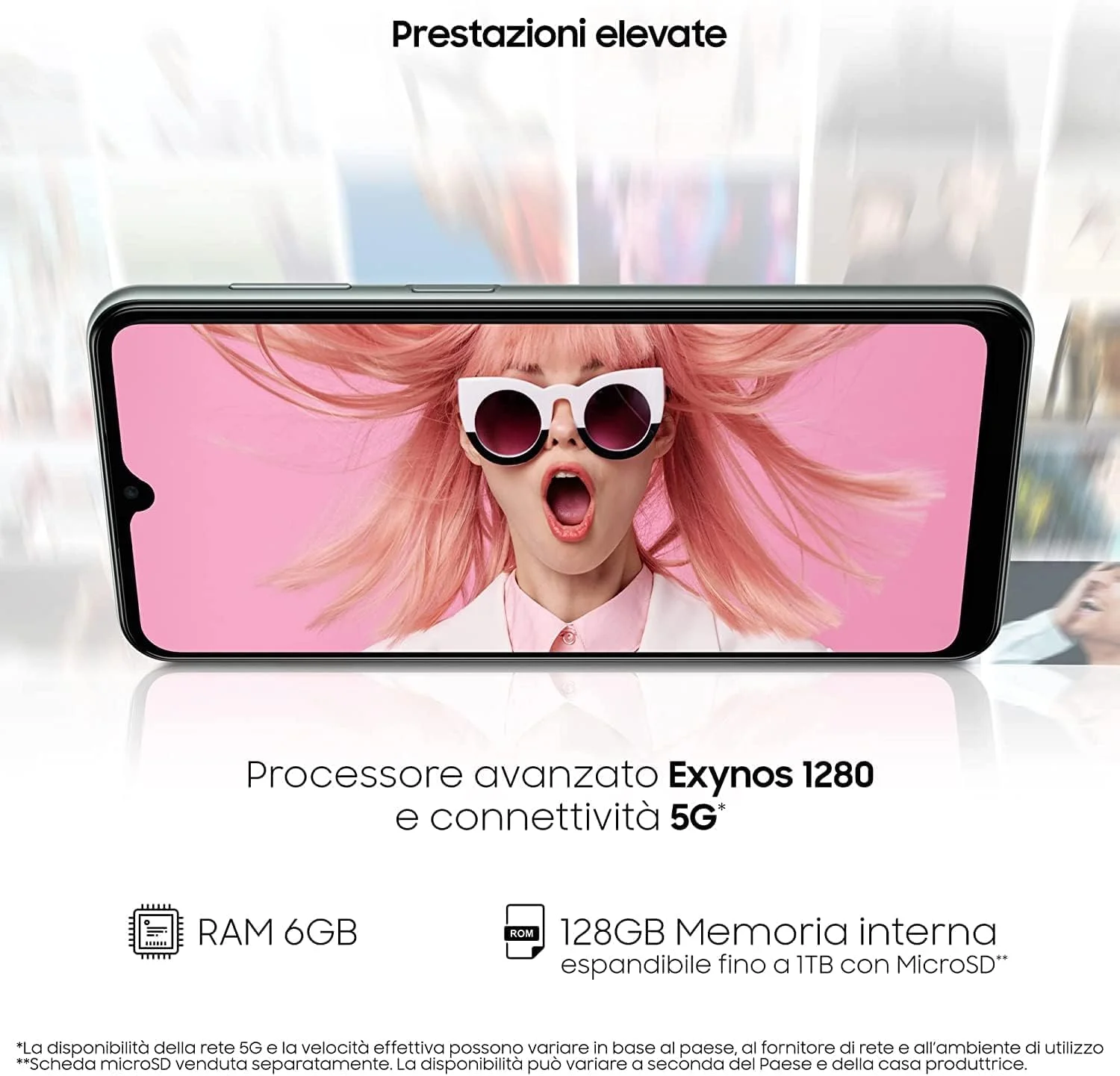 گوشی موبایل سامسونگ گلکسی M33 5G بدون سیم کارت، گوشی هوشمند اندروید با 6 گیگابایت رم و 128 گیگابایت حافظه داخلی، خاکی سبز [اختصاصی آمازون]، سبز خاکی
