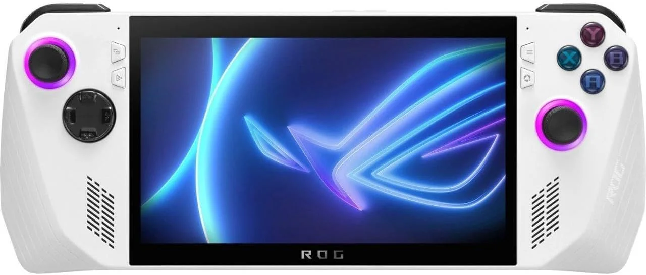 کنسول بازی دستی ASUS ROG Ally با صفحه نمایش 7 اینچی 120 هرتز FHD 1080p - پردازنده AMD Ryzen Z1 Extreme - 512 گیگابایت - مدل سفید: RC71L-ALLY.Z1X_512