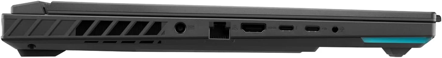 لپ تاپ گیمینگ ایسوس ROG Strix G16، صفحه نمایش 16 اینچی WUXGA 165 هرتز، GeForce RTX 4060 140W، نسل سیزدهم اینتل 14 هسته ای i7-13650HX، رم 64 گیگابایتی DDR5، حافظه SSD 2 ترابایتی PCIe، تاندربولت 4، نورپردازی RGB 4 منطقه ای، HDMI، RJ45، WiFi 6E، ویندوز 11 پرو، خاکستری تیره