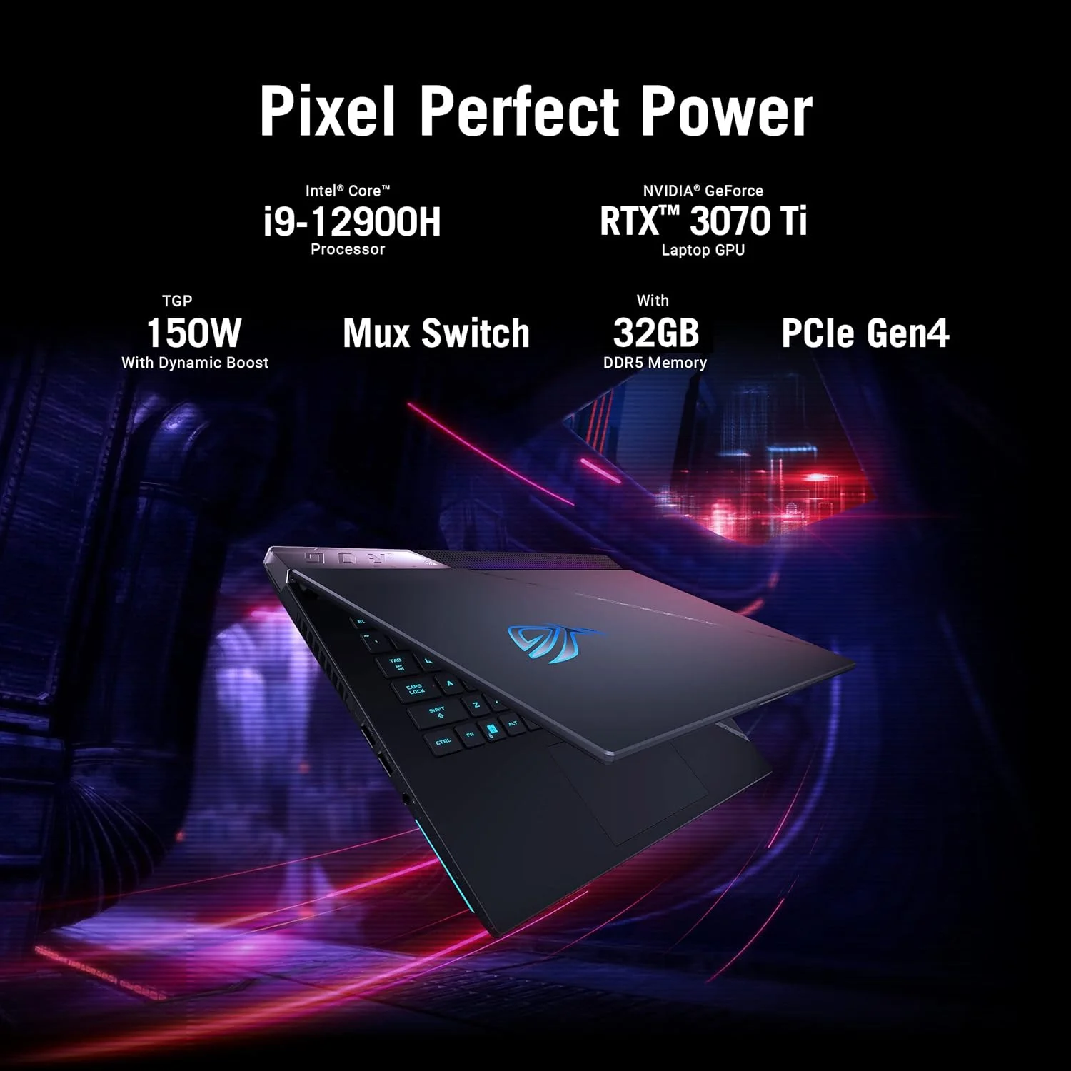 لپ تاپ ایسوس ROG Strix SCAR 17 G733ZW-LL119W مشکی مات، پردازنده 14 هسته ای نسل دوازدهم Intel Core i9-12900H با فرکانس 2.5 گیگاهرتز، 32 گیگابایت رم، 2 ترابایت SSD، کارت گرافیک NVIDIA GeForce RTX 3070 Ti با 8 گیگابایت DDR6، صفحه نمایش 17.3 اینچی WQHD 240Hz/3ms، ویندوز 11، کیبورد RGB انگلیسی-عربی لپ تاپ ایسوس ROG Strix SCAR 17 G733ZW-LL119W مشکی مات، پردازنده 14 هسته ای نسل دوازدهم Intel Core i9-12900H با فرکانس 2.5 گیگاهرتز، 32 گیگابایت رم، 2 ترابایت SSD، کارت گرافیک NVIDIA GeForce RTX 3070 Ti با 8 گیگابایت DDR6، صفحه نمایش 17.3 اینچی WQHD 240Hz/3ms، ویندوز 11، کیبورد RGB انگلیسی-عربی